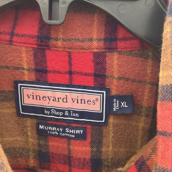 Vineyard vines Murray xl men button up flannel shirt - Picture 5 of 6